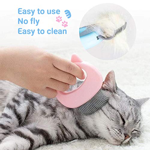 Cat Combs 3 Pieces Pet Massage Grooming Combs Dogs Cleaning Brushes Hair Removal for Shedding Matted Fur Short and Long… - Image 5