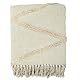 HOME DECO FACTORY - TX9134 – Decke Ethno-Relief Raute Ecru 120 x 150 cm