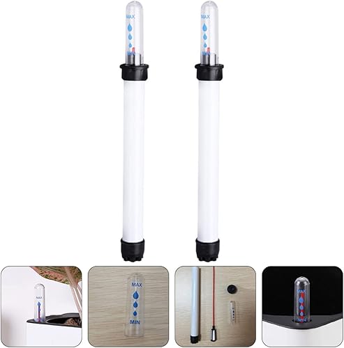 Miniatura 7 de YARNOW Medidores de agua para jardinería, hidropónicos, recordatorio de hidroponía, medidor de escasez, plantas, sonda de invernadero, nivel de flor