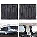 Produktbild WINOMO 2STK Seitenfenster Auto Sonnenschutz Vorhänge UV Sonnenschirm Drapieren Fenster Schild (Schwarz)