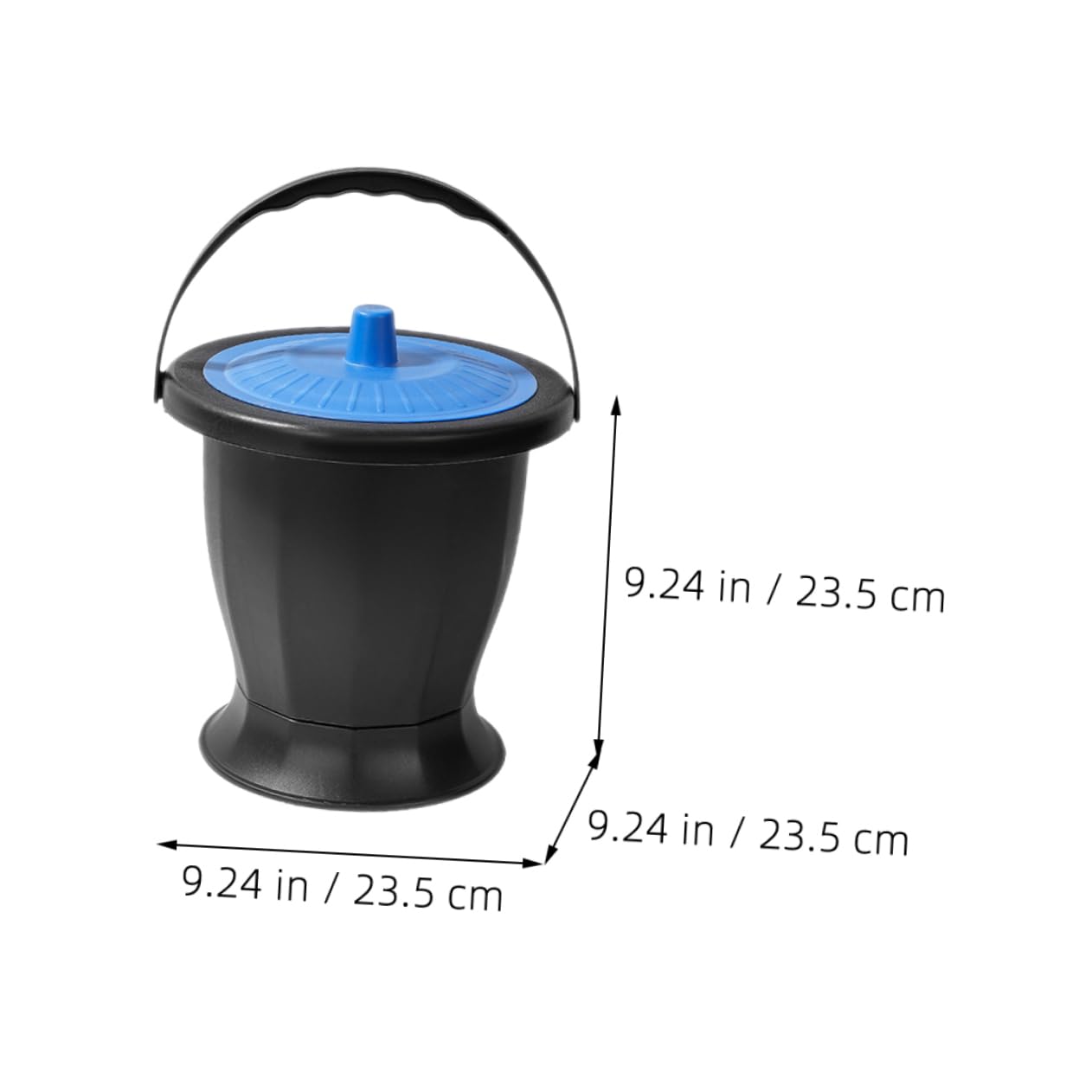 balacoo Travel Urinal Compact Lightweight Portable Urinal Lid for Adults Squat Stool for Home Easy to Clean Plastic Chamber Pot