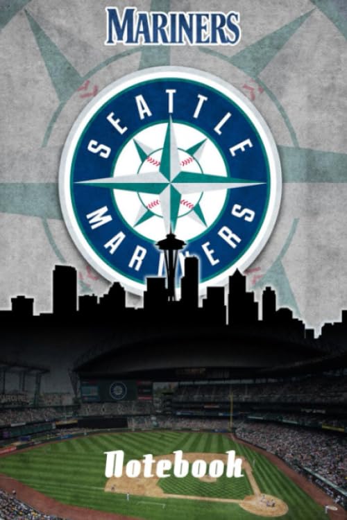 Notebook : Seattle Mariners Lined Notebook Journal 102 Pages - Independence Day Gift Types #39