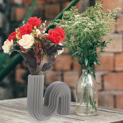 Jarrón de cerámica moderno para centros de mesa de bodas 6