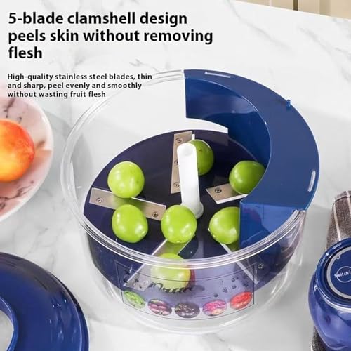 Image of SPIREX Automatic Grape Peeler Machine, Electric Garlic & Cherry Tomato Peeler Skin Remover Tool for Small Fruits, Effortless Peeling for Home Kitchen