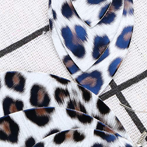 Boucles d'oreilles en cuir léopard en forme de larme, le cadeau rétro idéal pour elle - 6