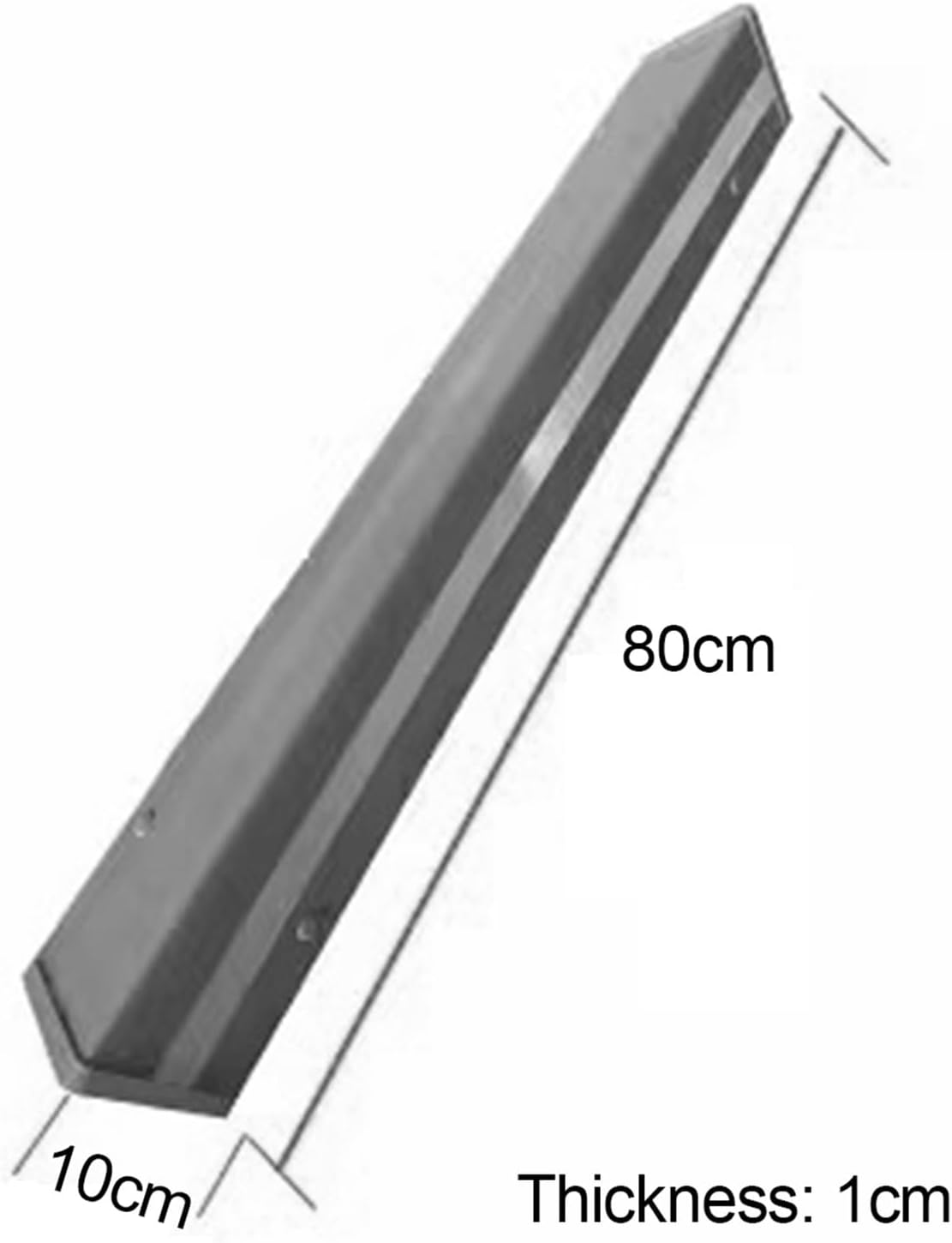 Rubber Corner Protector for Car Parking - 1cm Thick PU Wall Guard, Reflective Column Protector for Garage, Warehouse, Workshop Corner Safety, Durable Parking Garage Edge