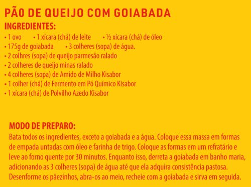 KiSabor Polvilho Azedo Kisabor 500 Gramas