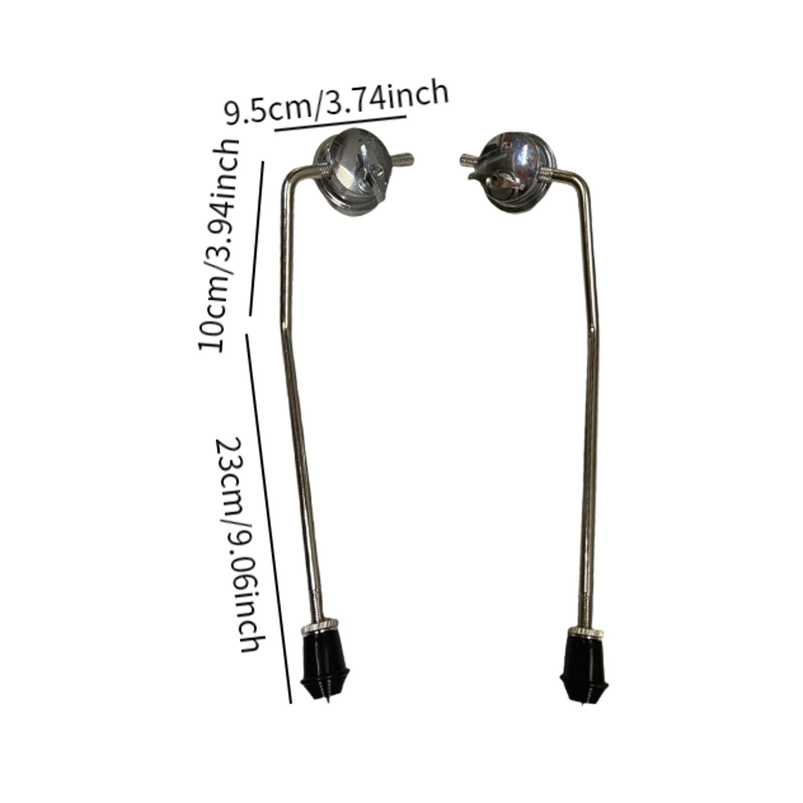 2 Patas para Bombo, Soporte para Bombo para Batería, Accesorio para Instrumento de Batería