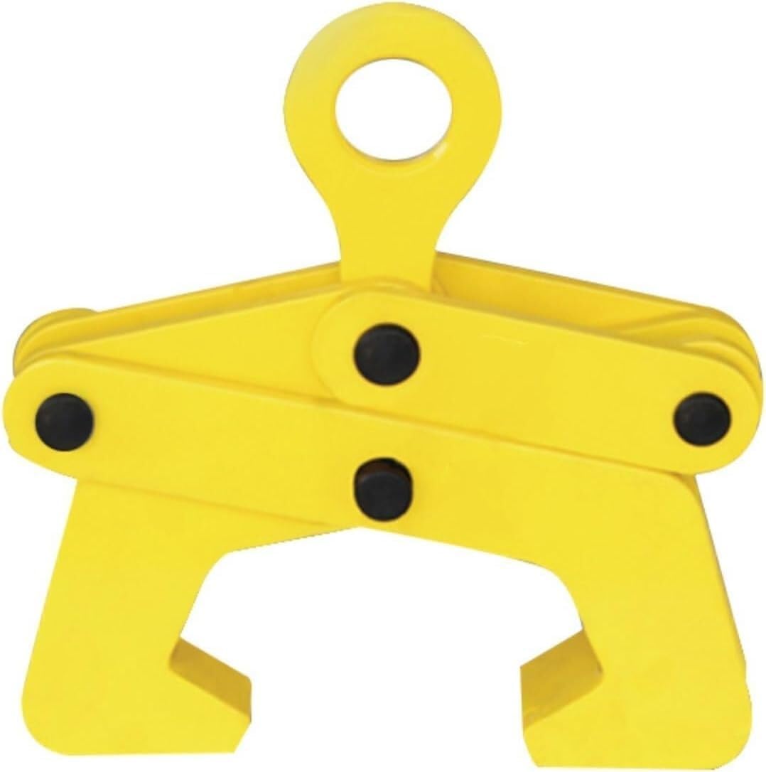 Lifting clamp Heavy-duty Pallet Lifting Track 1 Ton Yellow I-beam Channel Steel Clamp Fixing device