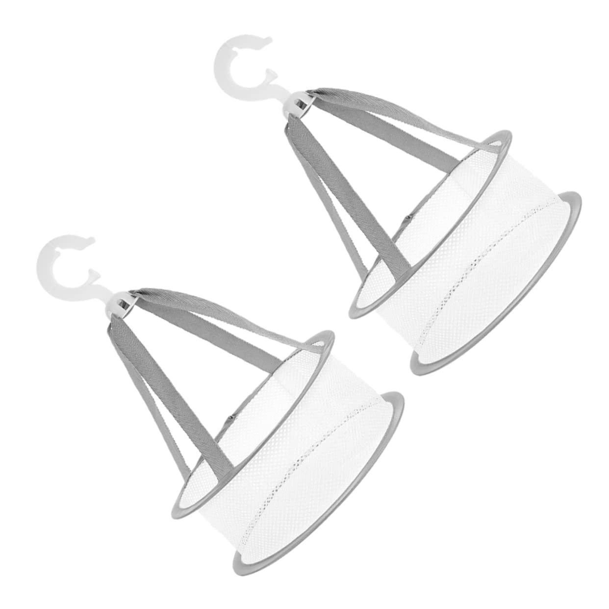 IWOWHERO Makeup Puff Drying Basket Hangable Drying Rack Skin-friendly Net for Makeup Brushes Sponges