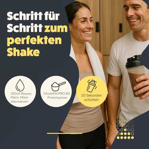 Inkospor Active Pro 80 Protein Shake, Vanille, 500g Beutel