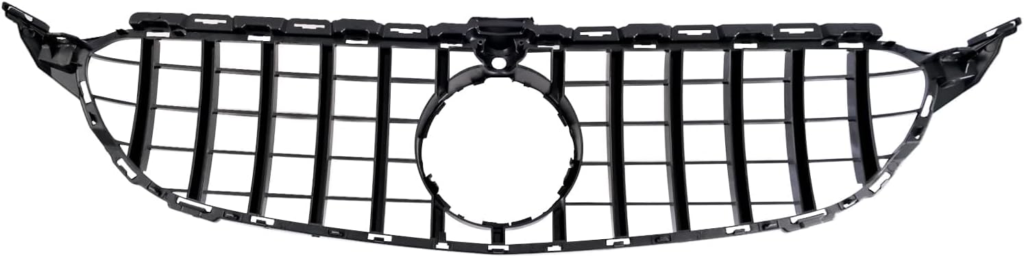 C Class Grill Front Grille for Mercedes Benz C300 C200 C250 2015 2016 2017 2018 with Camera Model, NOT Fit for C63 AMG