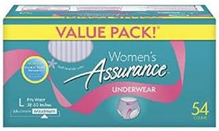 Incontinence Underwear for Women (Maximum, L, 54 Ct, Pack of 1)
