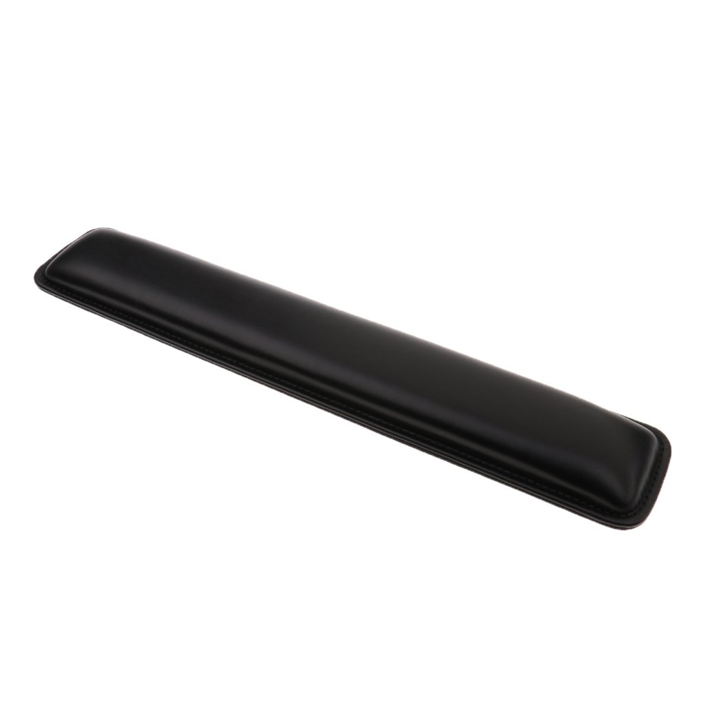 5 Set PU Tastatur-Handgelenkauflage, Handflächenstütze/Handgelenkpolster, 370 x 85 x 28 mm