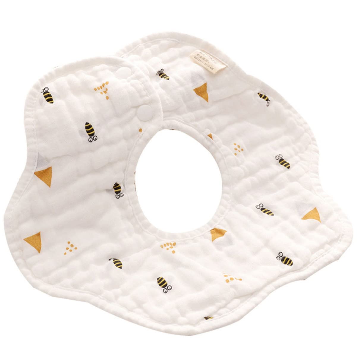 TOYANDONA Baberos 9 Piezas babero artículos cómodos para bebés pétalo suministros niño 8 capas de gasa Baberos Cómodos