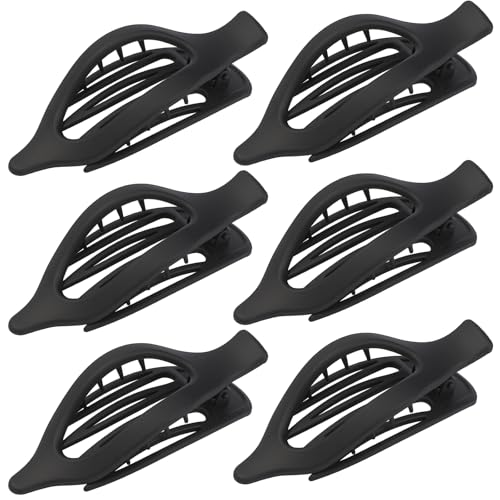 CHANDAT Pack de 6 Pinzas de Pelo Planas Negras miniatura 7