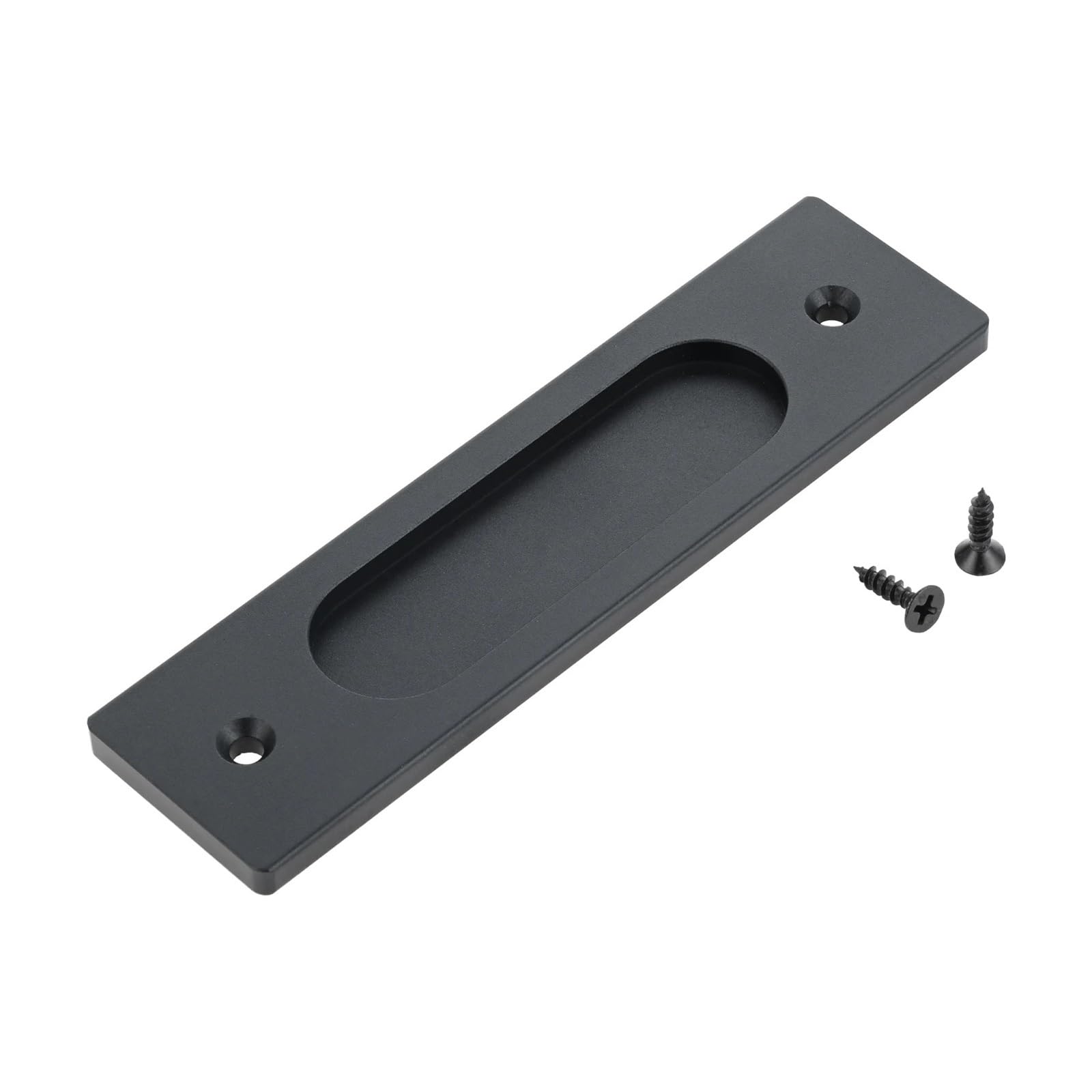 Cidegoo 6Pcs Sliding Door Handles with Screws Alloy Barn Gate Wardrobe Pull Non-Slotted Easy Install