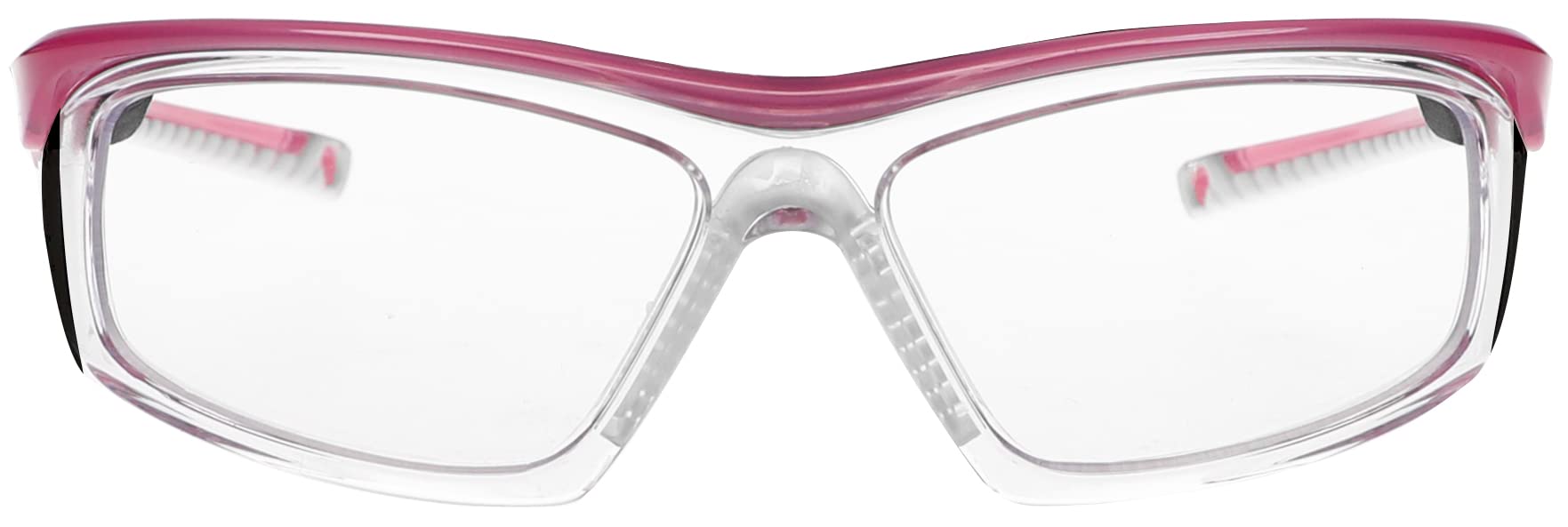 Gafas de seguridad radiológica Modelo T9559 Gafas de plomo con lentes protectoras Pb de .75 mm y protectores laterales Pb Eq de .50 mm en elegante marco de nylon (rosa)