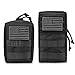 AMYIPO MOLLE Pouch Multi-purpose Compact Tactical Waist Bags Small Utility Pouch (Black Small Pouch (2 PCS))