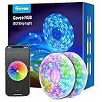 Govee Smart LED Strip Lights, 65.6ft WiFi LED Strip Lighting, Work with Alexa and Google Home, DIY Mode and Music Sync RGB LED Lights for Home Decor, 2 Rolls of 32.8ft (No Remote Control)