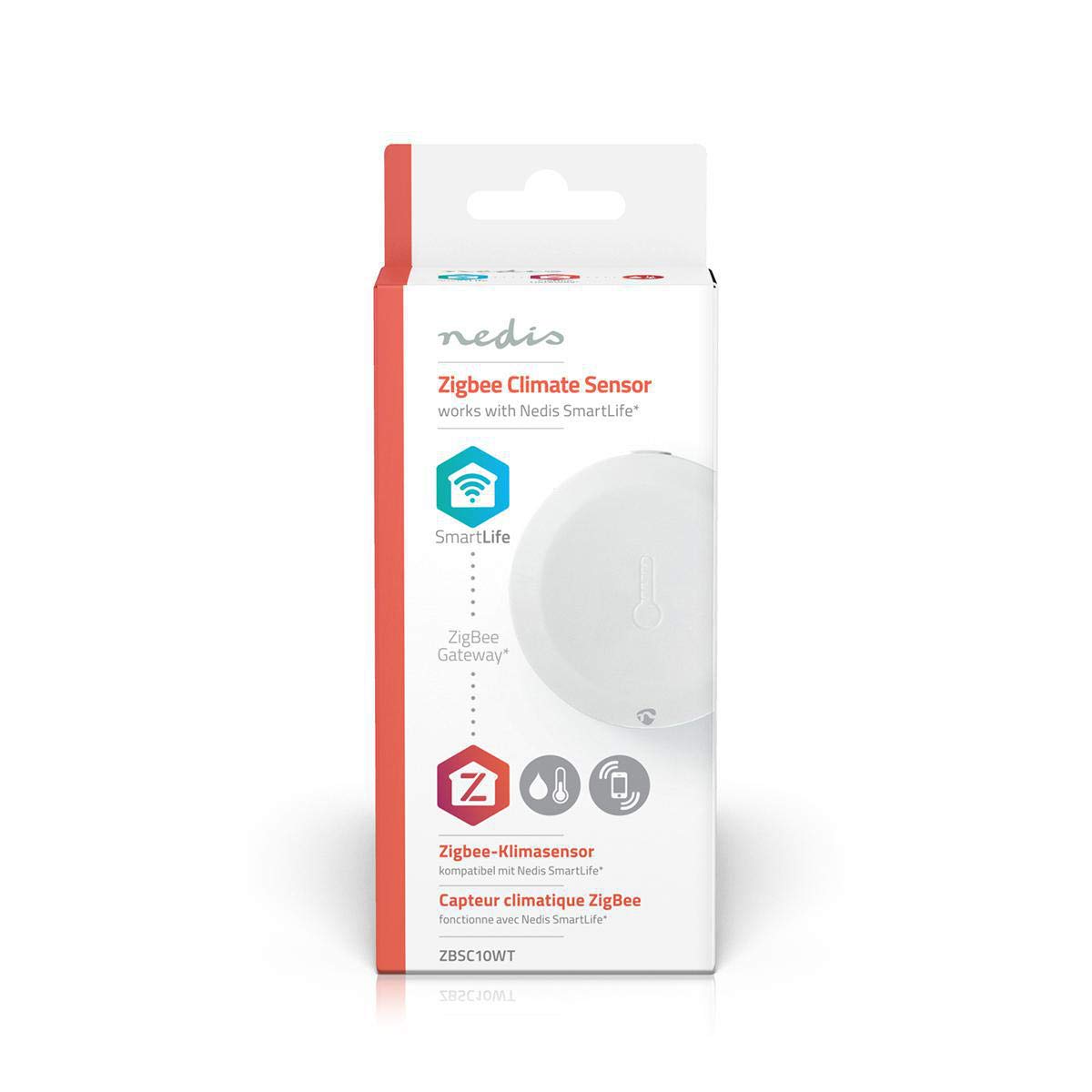 Smart Climate Sensor | Zigbee 3.0 | Battery Powered | AndroidT/IOS | White