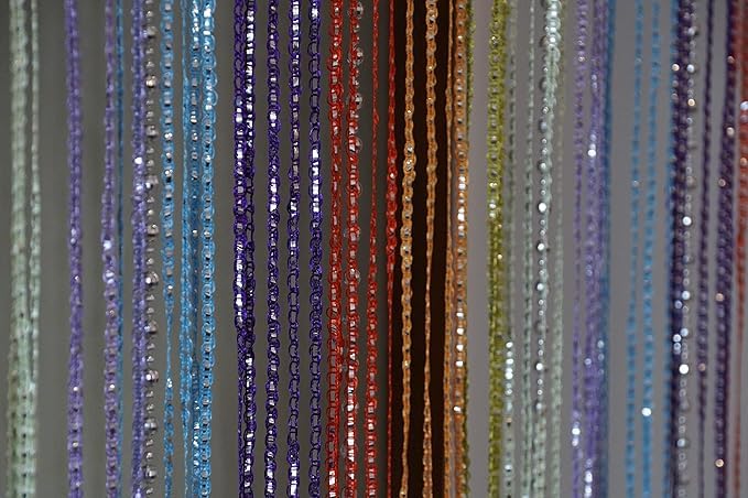 Buy Decorative Multicoloured String Thread Room Door Curtain-7ft x 3 ...