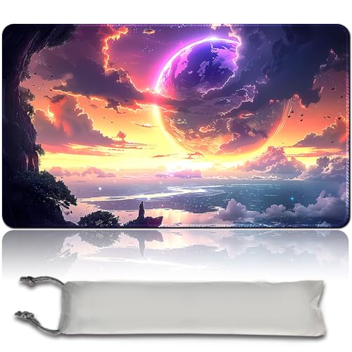 Image of Board Game 24x14in MTG Playmat + Free Waterproof Bag Compatible for OCG CCG RPG TCG Playmats,Mouse pad Desk Mats (MTG 31 (6),No Zone)