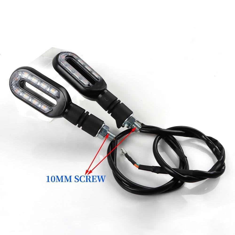 Freccia svolta Moto Anteriore Sinistro Indicatore Direzione Posteriore Destro Lampada Per Loncin Per Voge Per Valico 200 300 500 525AC(Posteriore destro)