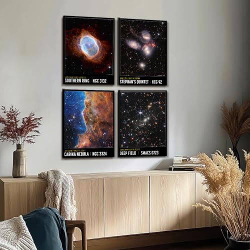 Toile nébuleuse James Webb cadeau idéal pour passionné d'astro