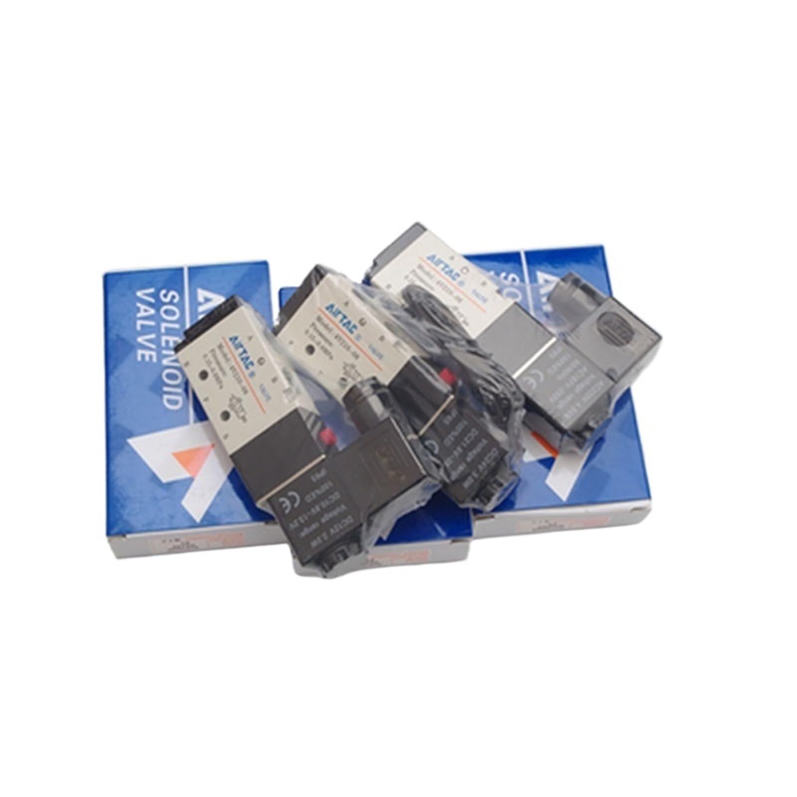 Válvula solenoide neumática 4V110/4V210/4V310/4V410 Válvula de inversión Válvula de Control de Aire(4V110-06,1.5 Inch)