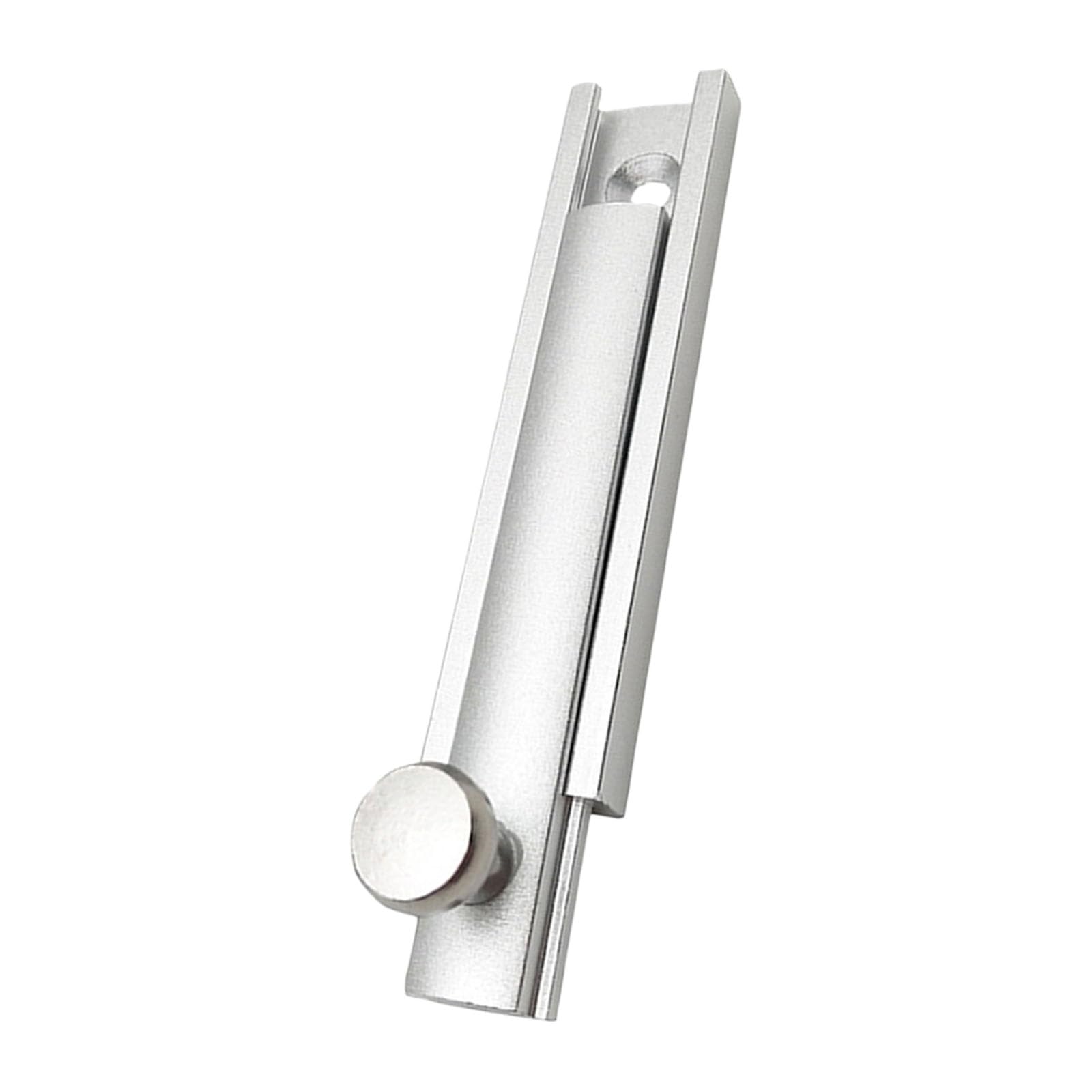 ordinarYone Convenient Sliding Door Fastener Strong Aluminum Sliding Door Bolt for Home & Bathroom Security