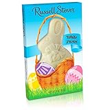 Russell Stover White Fudge solid Rabbit, 3 Ounce
