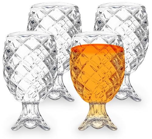 QUAFFER Shot Glass (Set of 4) – Elegant Pineapple...