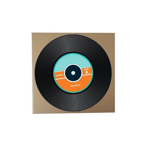 Vinyl Record Stiffeners, LP Strengthening & Protective Packaging, Double Wall, 12-Inch & 7-Inch (Pack of 50) (7-Inch)