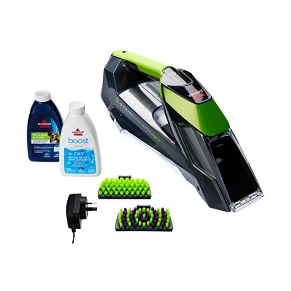 Bissell 2006F Stain Eraser Pet Cordless Carpet and Upholstery Vacuum Cleaner,Green
