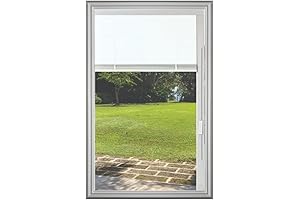 20 x 36 Interior Door Window Insert with Glass and Internal Blinds