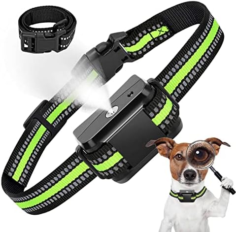 Citronella Bark Collar, Spray Bark Collar with 2 Adjustable Spray & Sensitivity Level, Rechargeable Citronella Dog Collar, Humane Anti Barking Collar, Spray Dog Collar for Small Medium Large Dogs
