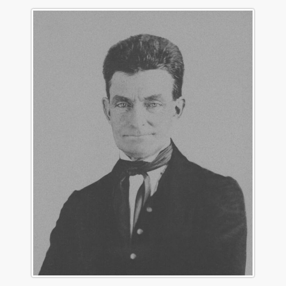 Abolitionist John Brown Window Bumper Sticker Decal 5"