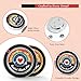 Senmure Social Touch Pin Rotating Mood Expression Badge Enamel Pins For Backpacks Tap to Share Your Social Battery & Profile Fashion Brooch for Modern Connection & Self-Expression (Silvery)