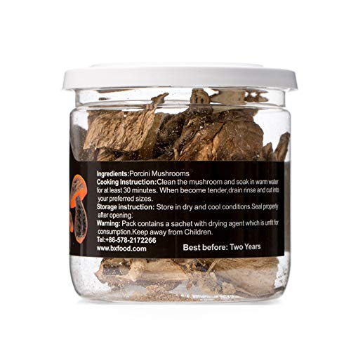 Vigorous Mountains Dried Black Fungus Woodear Mushrooms 3.53 Ounce And Porcini Mushrooms 1 Ounce #TOP6