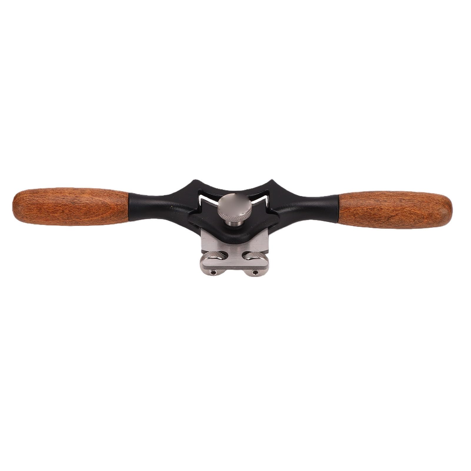 Garosa Cepillo de Carpintero Ajustable, Herramienta Manual para Trabajar la Madera, Mini Cepillo con Hoja de 42 Mm, Cuerpo de Aluminio y de Palisandro para Tallar y Dar Forma a la