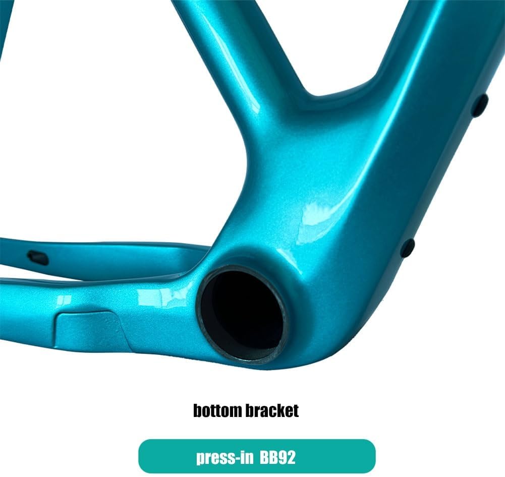 TUJISEK Mountain Bikes Frame Carbon Fiber 27.5 29er Mountain Bikes Frame Disc Brake Thru Axle 12 * 148mm Boost Routing Internal Ultralight