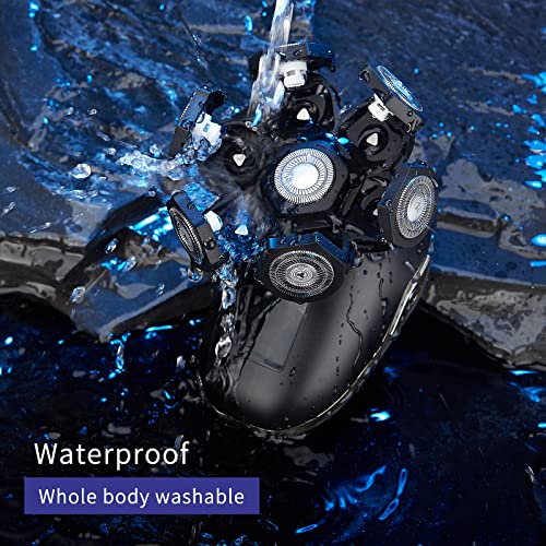 Electric Head Shavers For Bald Men, Upgraded Head Shaver 7 Floating Heads,Head Razors For Bald Men With Nose&Ear Trimmer,Bald Head Shavers For Men, Led Display, 90 Mins Run Time, Travle Lock #TOP4