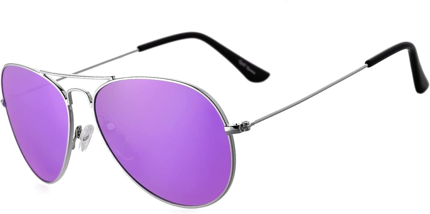 Classic Pliot Sunglasses for Women Polarized Mens Shades UV Protection with Case