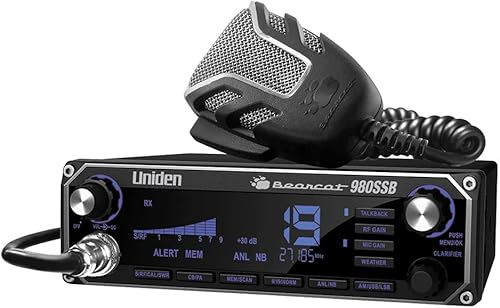 Uniden Bearcat 980 - Radio CB SSB de 40 canales con pantalla digital de 7 colores
