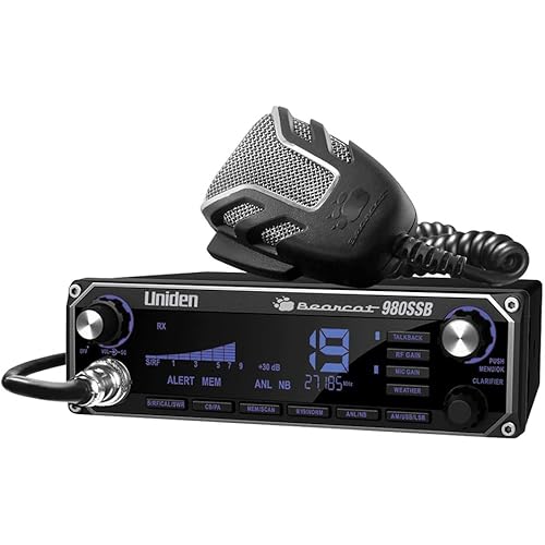 Uniden Bearcat 980 40-Channel SSB CB Radio with 7-Color Digital Display