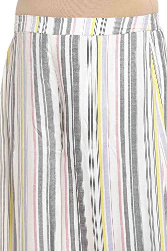 Image of Aurelia Women High Rise Printed Strechable Regular Fit Culottes | Calf Length Culotte