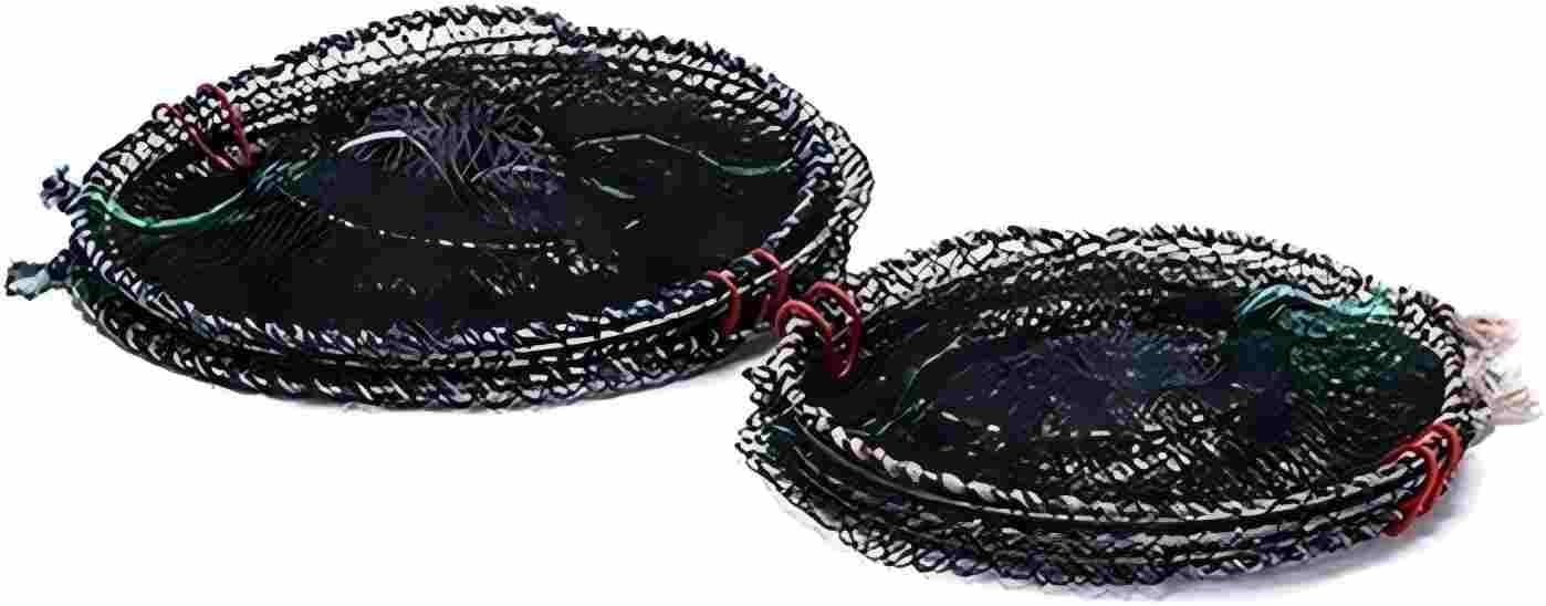 Collapsible Fishing Trap Net Cast Mesh Landing Bait Net for Crab Shrimp Minnow Crawfish Catfish