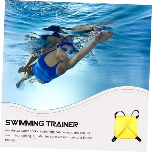 Paracaídas de resistencia para natación Toddmomy 33x33 cm miniatura 3