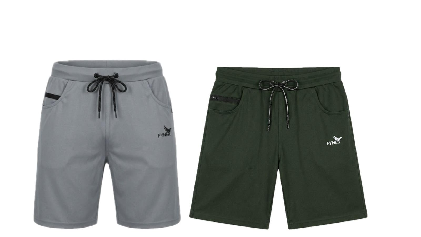 fyner Men’s Comfortable Training Shorts Combo (Pack of 2)-picture-30